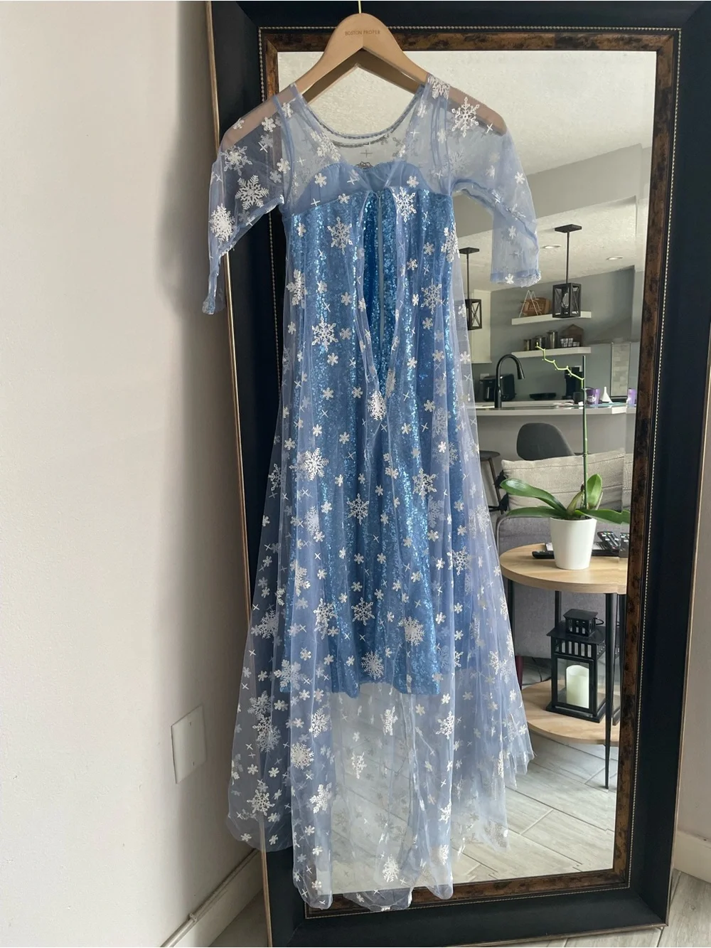 Disney Frozen Elsa Costume | Sequin Princess Dress with Snowflake Cape